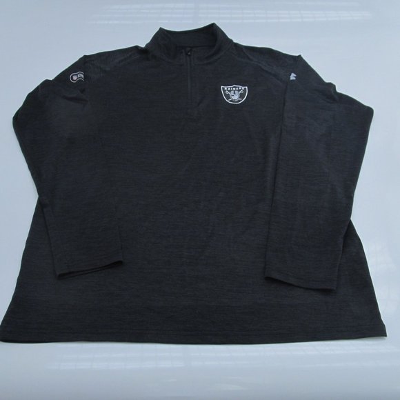 Las Vegas Raiders Combine Authentic Under Armour 1/4 Zip Lightweight Pullover - Picture 1 of 5